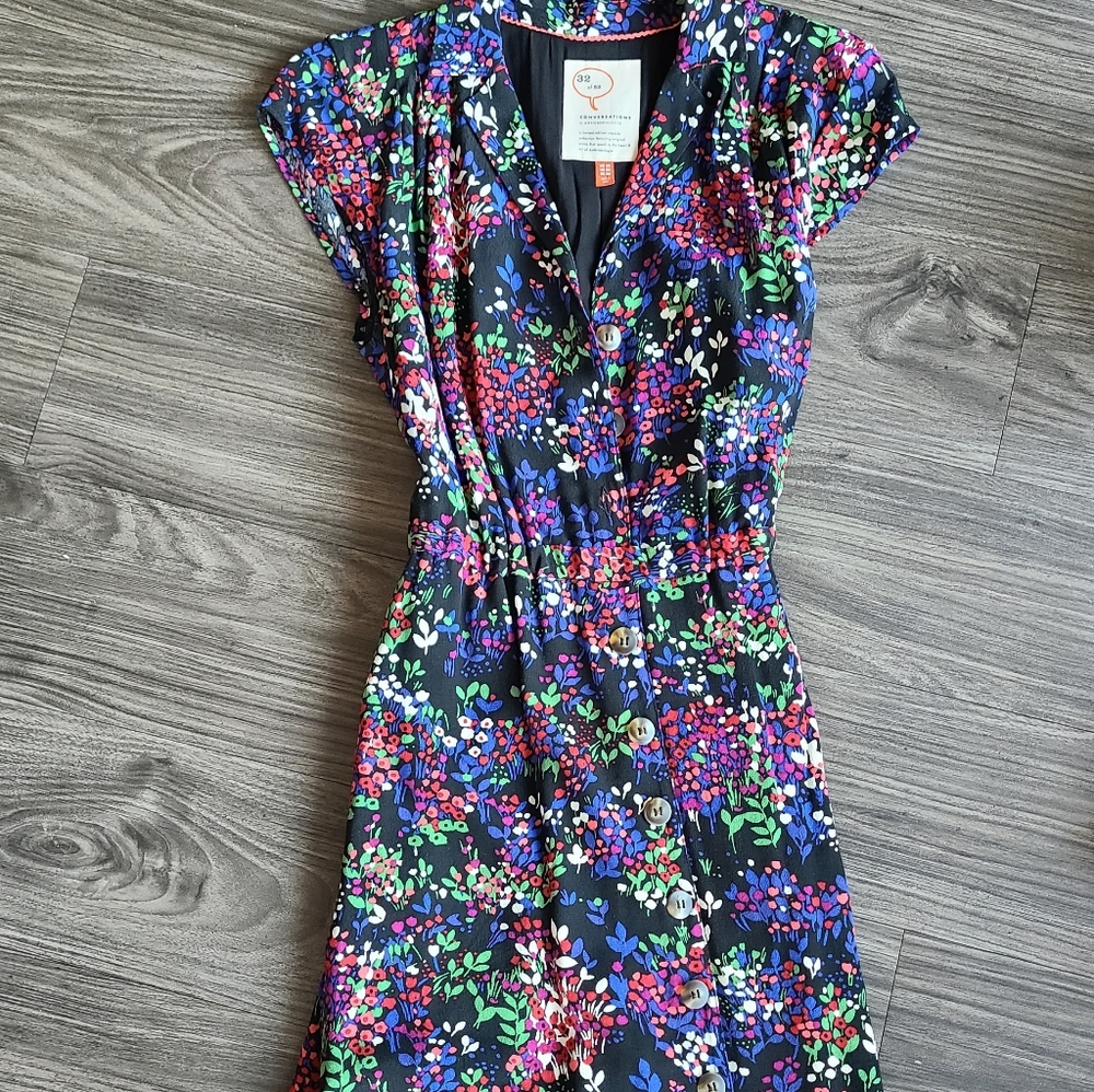 Anthropologie floral dress